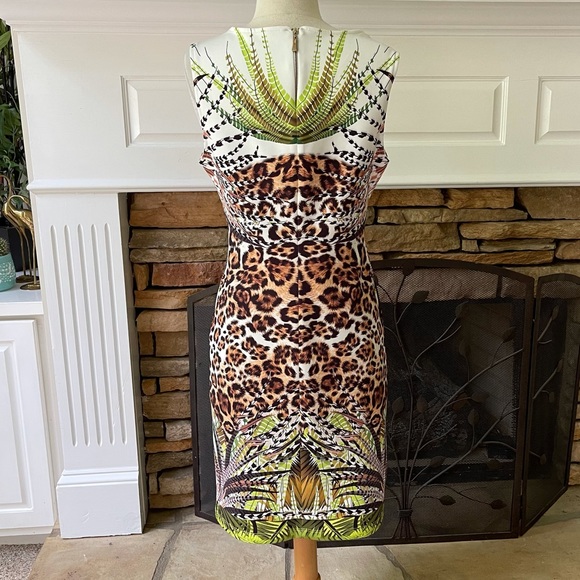 La Pateau dress size large bodycon sheath jungle - Picture 5 of 12